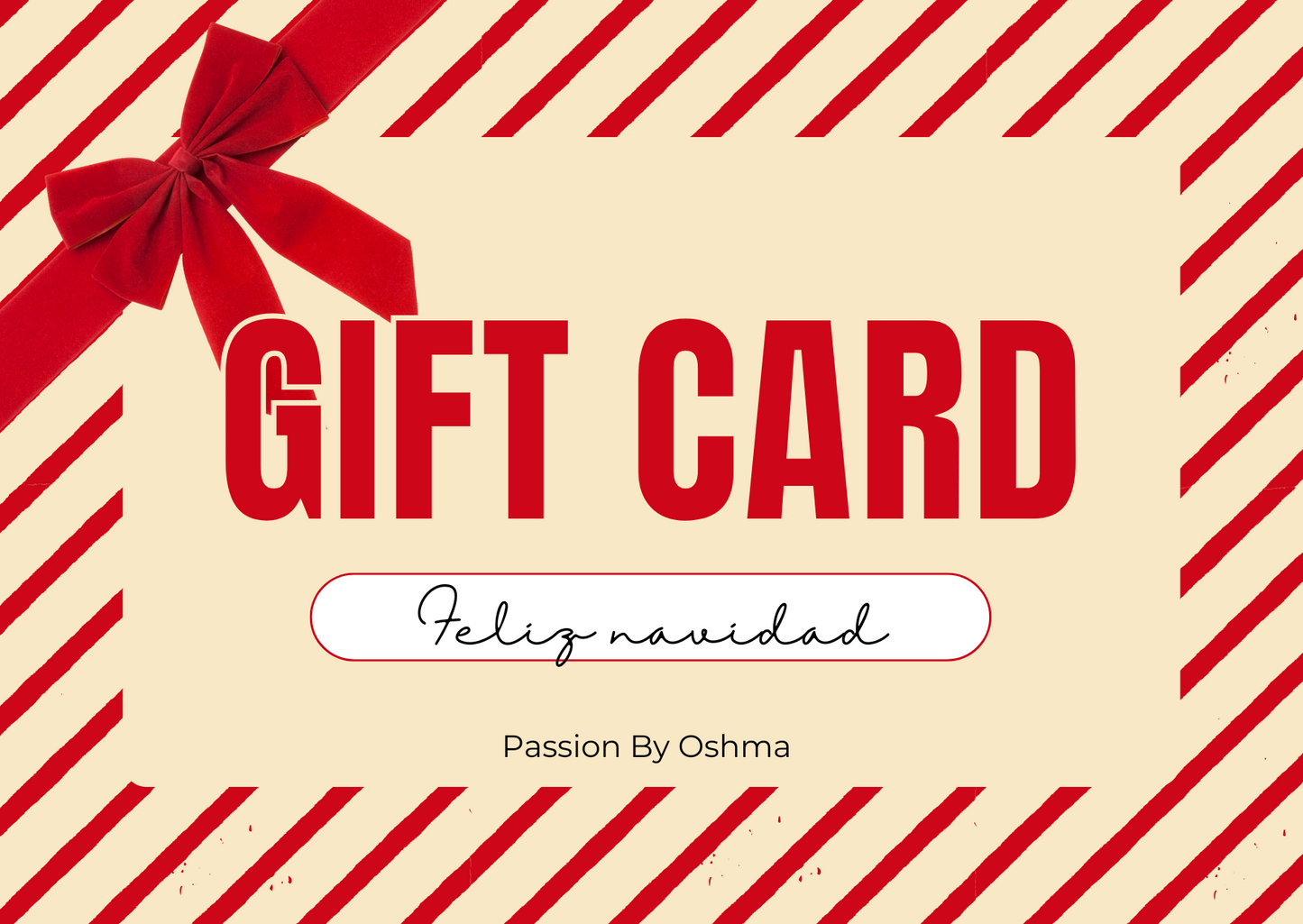 Gift Card - Tarjeta de Regalo