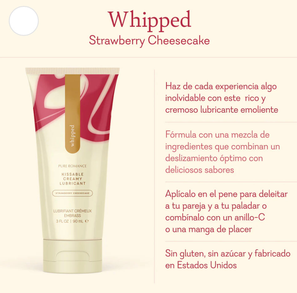 Whipped - Strawberry Cheesecake (lubricante cremoso)