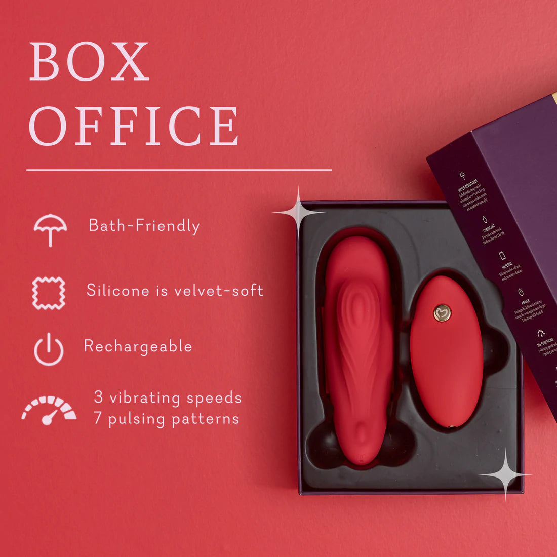 Box Office -  (vibrador con control remoto)